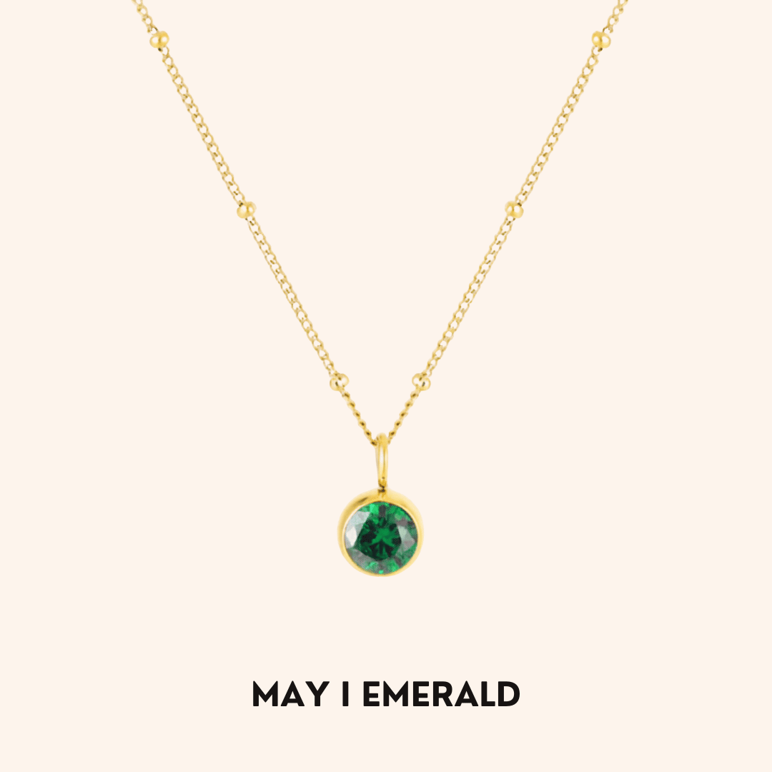 Noor Birthstone Necklace