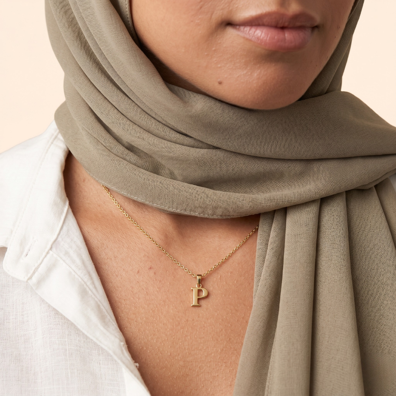Initial Letter Necklace