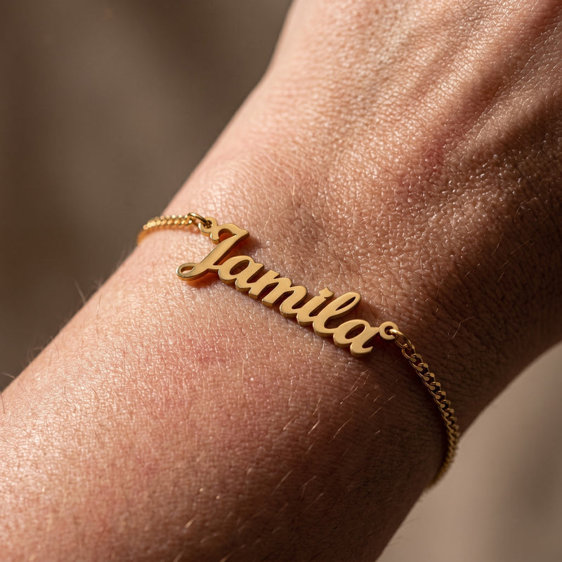 English Custom Name Bracelet