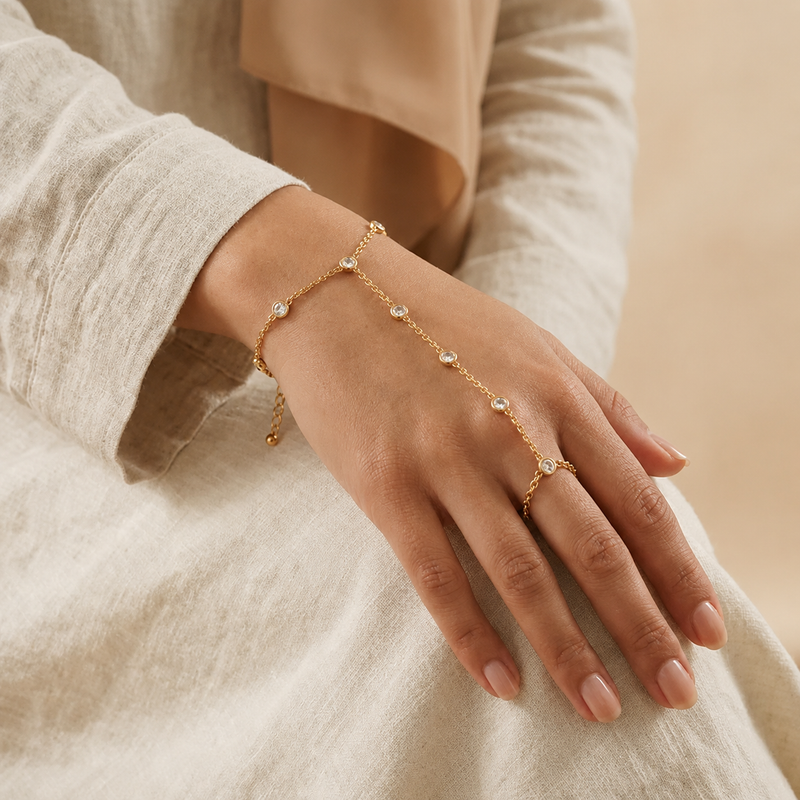 Crystal Hand Chain