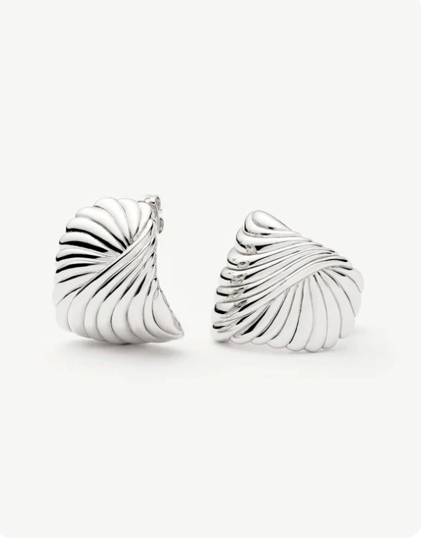 Ripple Oversized Stud Earrings