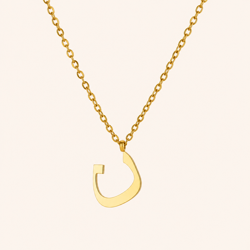 Arabic Initial Necklace D | د — Dalia