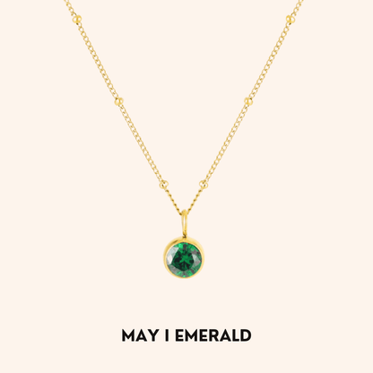 Noor Birthstone Necklace