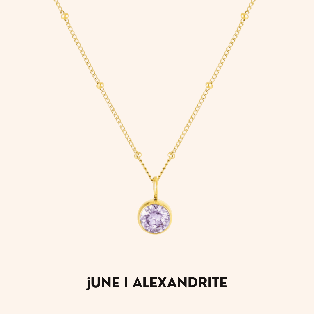 Noor Birthstone Necklace