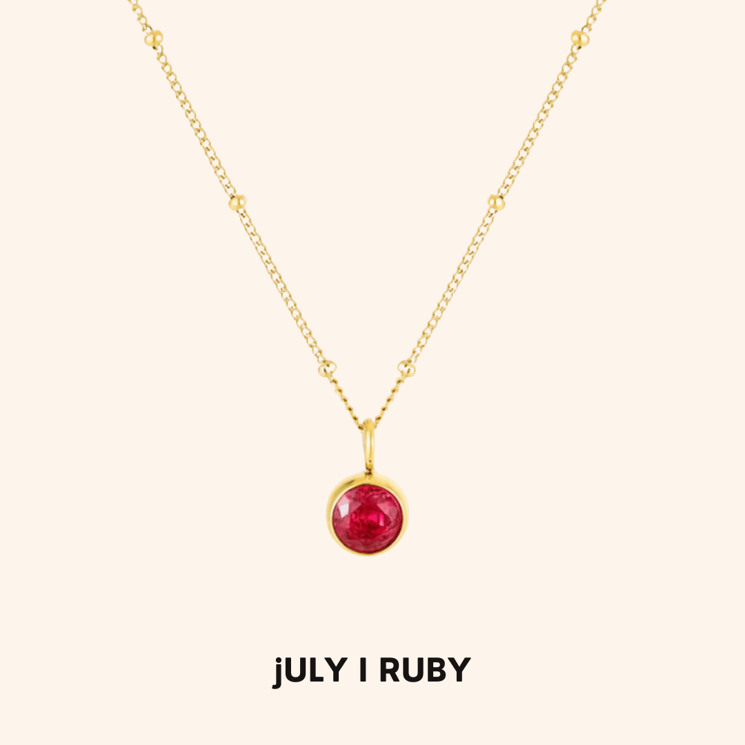 Noor Birthstone Necklace