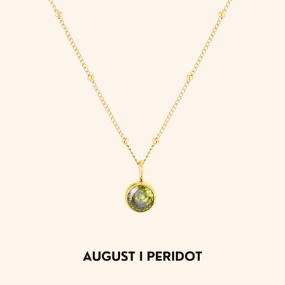 Noor Birthstone Necklace
