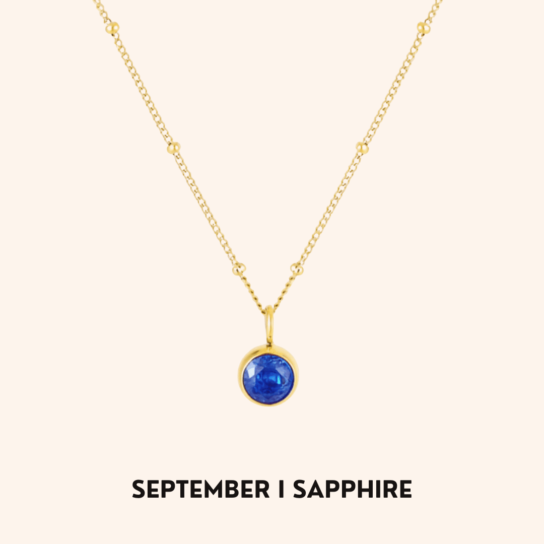 Noor Birthstone Necklace