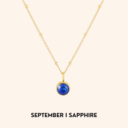 Noor Birthstone Necklace