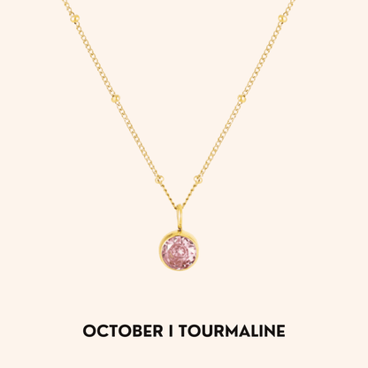 Noor Birthstone Necklace