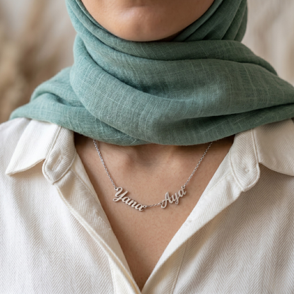Wasl Multiple Names Necklace