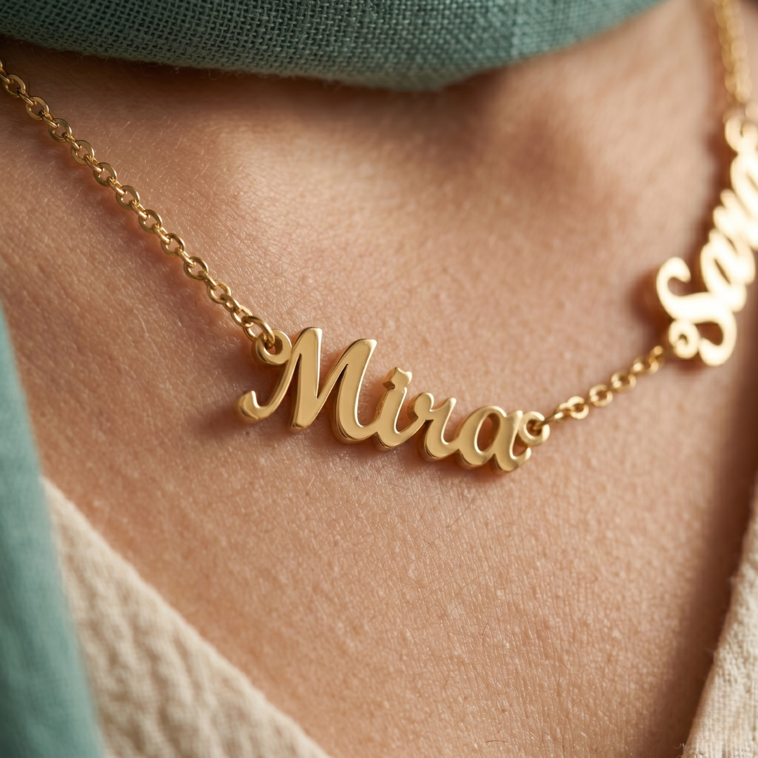 Wasl Multiple Names Necklace