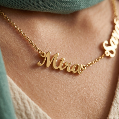 Wasl Multiple Names Necklace