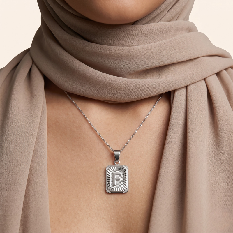 Medallion Initial Necklace