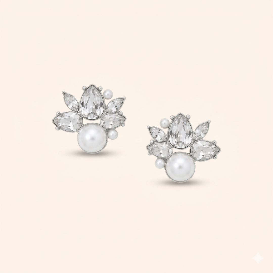Jawahir Noor Moissanite Studs