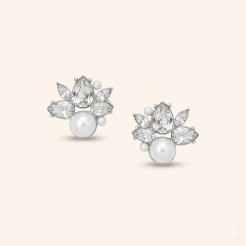 Jawahir Noor Moissanite Studs