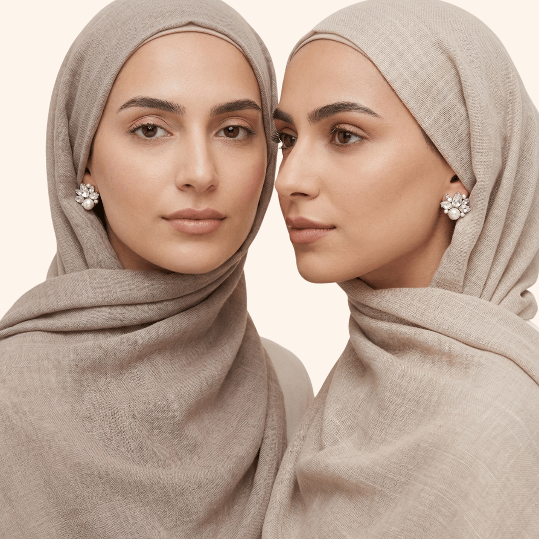 Jawahir Noor Moissanite Studs