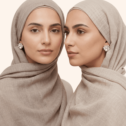 Jawahir Noor Moissanite Studs