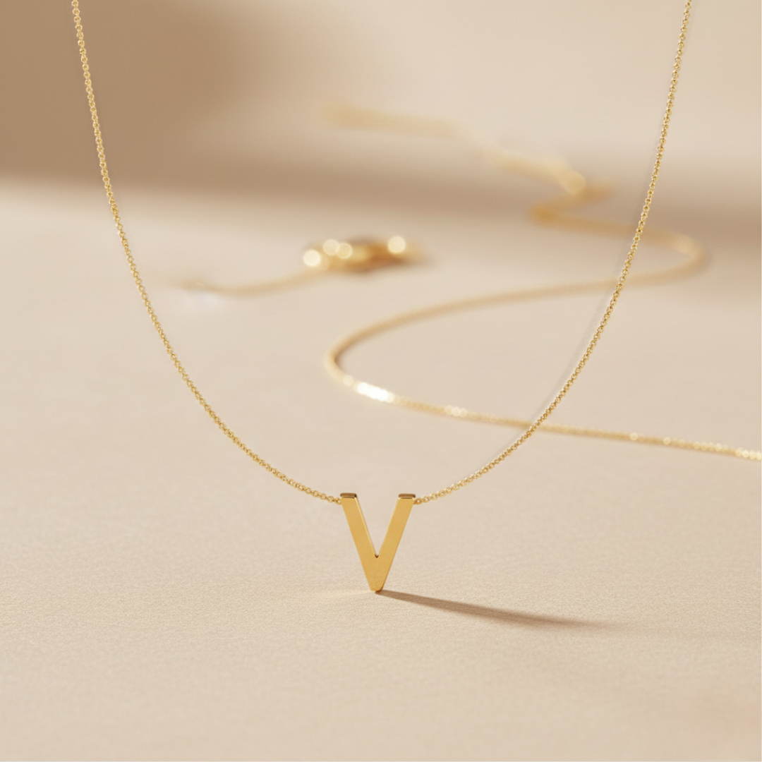 Initial Letter Necklace