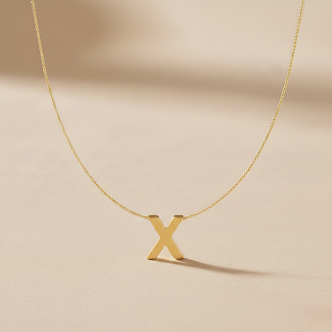 Initial Letter Necklace