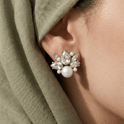 Jawahir Noor Moissanite Studs