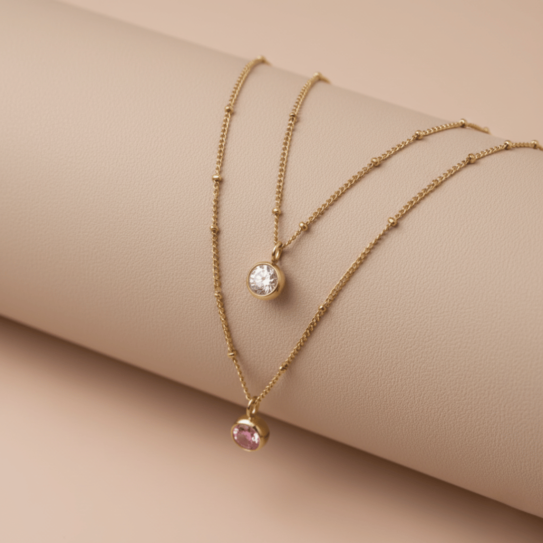 Noor Birthstone Necklace