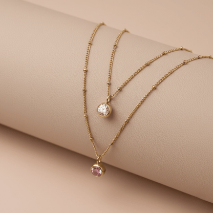 Noor Birthstone Necklace