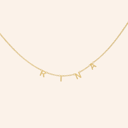 Initial Letter Necklace