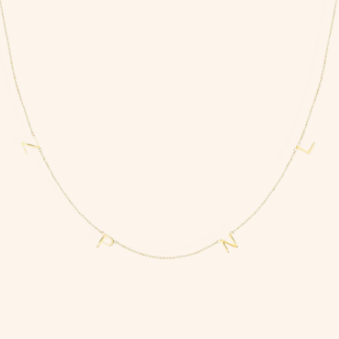 Initial Letter Necklace