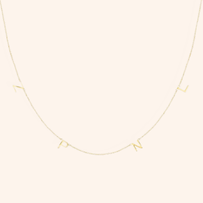 Initial Letter Necklace