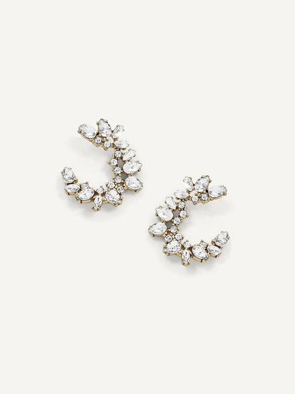 Lupe Crescent Studs