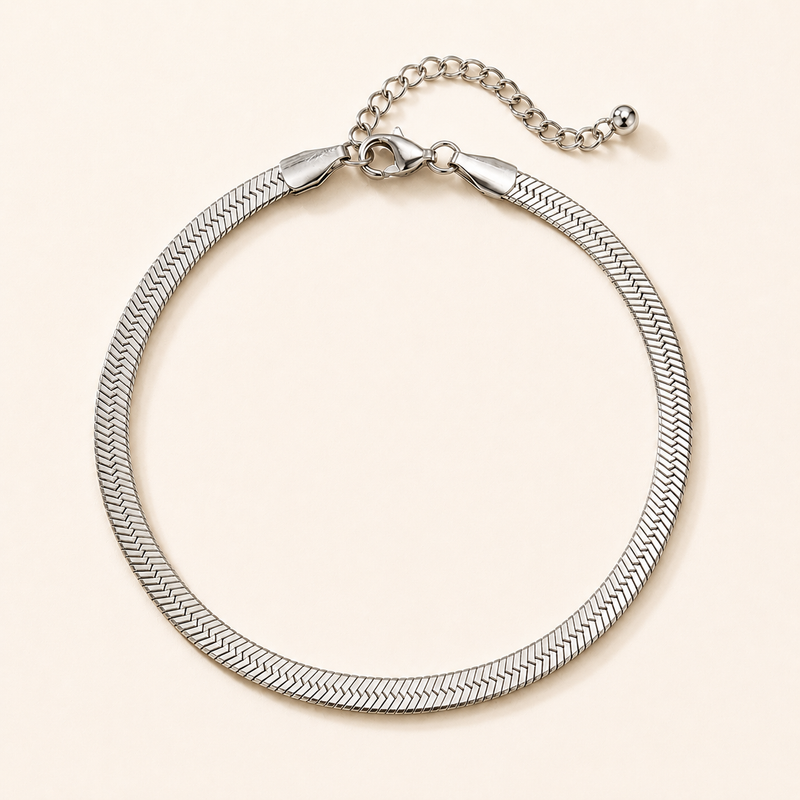 Herringbone Anklet