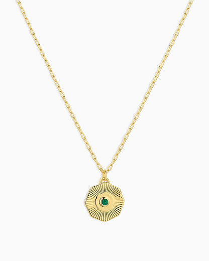 Birthstone Coin Necklace
