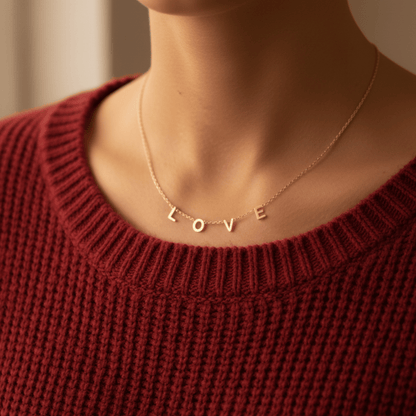 Initial Letter Necklace