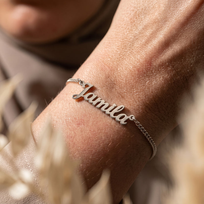 English Custom Name Bracelet
