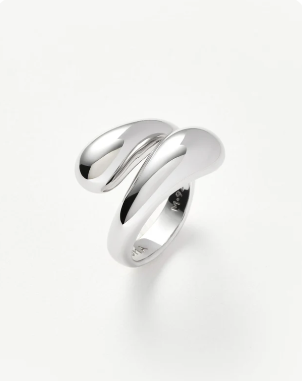 Savi Sculptural Crossover Ring
