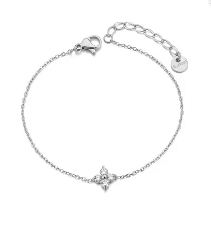 Lucky Four Leaf Clover Moissanite