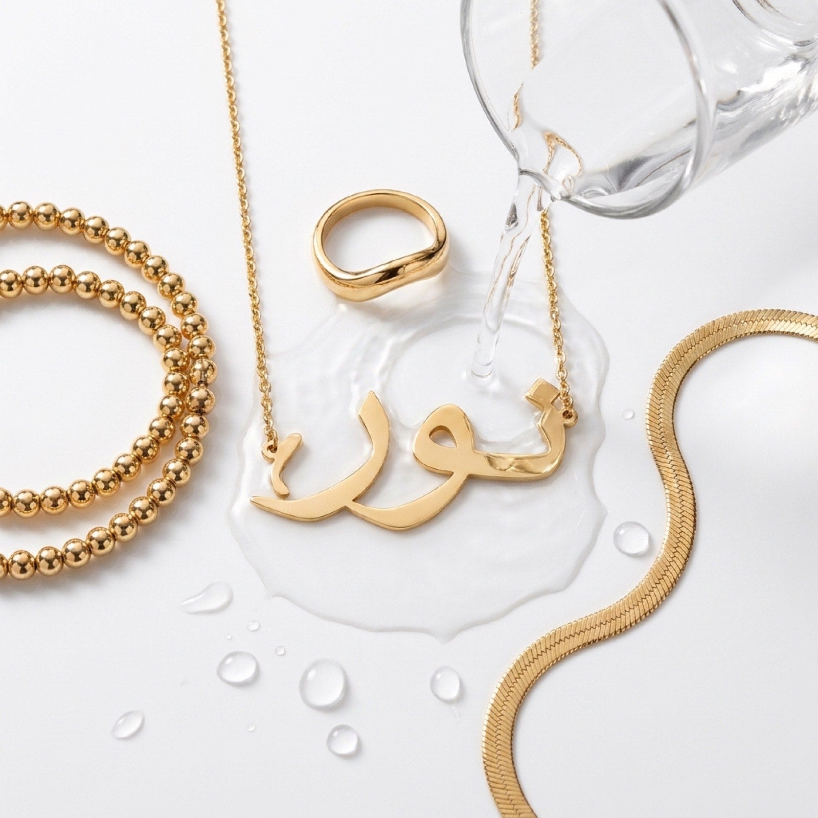 Waterproof Gold You Never Take Off.